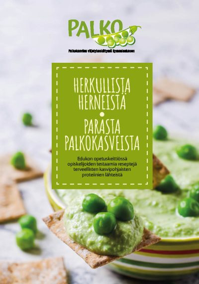 Herkullista herneistä kansi